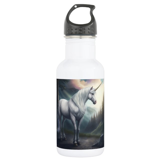 Unicorn Wasser Flasche Edelstahlflasche (Vorderseite)