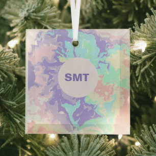 Unicorn Wasserfarbenpasten Ornament Aus Glas
