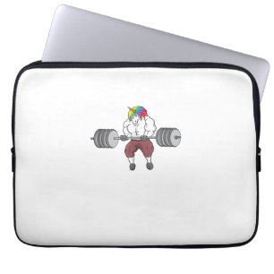 Unicorn Weightlift Fitness Gym Bodybuilding Tan Laptopschutzhülle