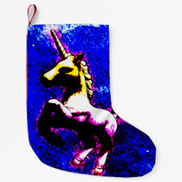 Unicorn-WeihnachtsStrumpf (Punkkleiner kuchen) Kleiner Weihnachtsstrumpf