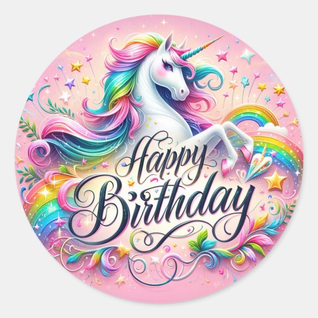 Unicorn Wonders Stickers (Vorderseite)