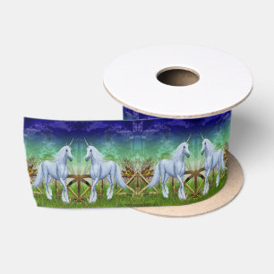 Unicorn Woodland Tor Fantasy Horn von der Leventin Satinband