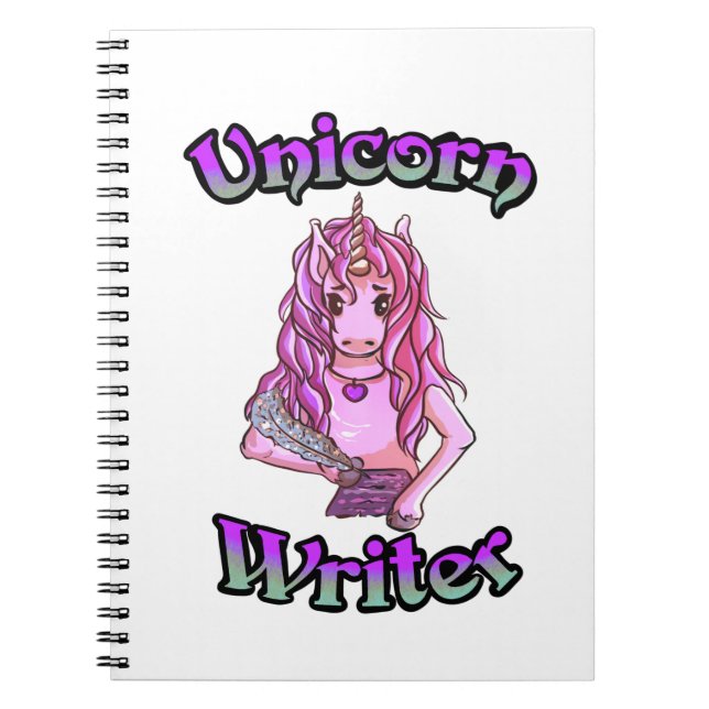 Unicorn Writer Notizblock (Vorderseite)