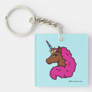 Unicorne Afro Rose Chaud