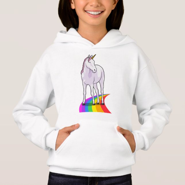 Unicorne avec arc-en-ciel (Devant)