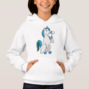 Unicorne avec bulles de savon