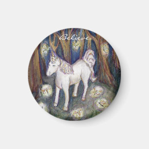 Unicorne avec Fairies Custom Refrigerator Magnets