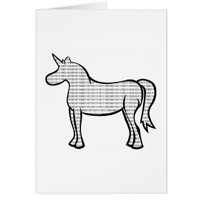 Unicorne binaire (Devant)