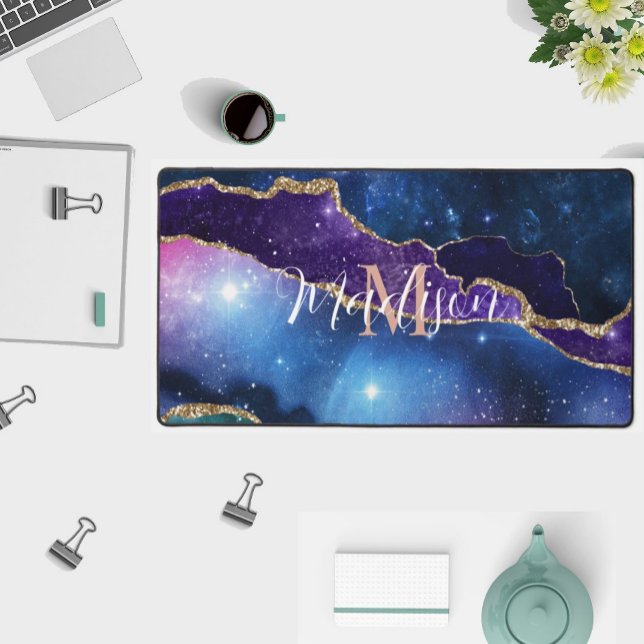 Unicorne Couleurs Agate Rose Gold Parties scintill (Créateur téléchargé)