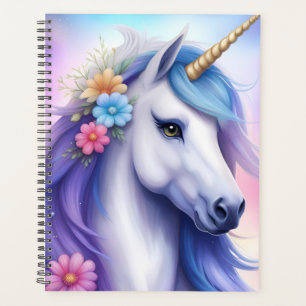 Unicorne et fleurs