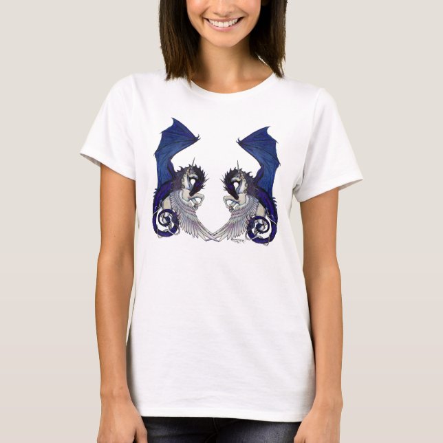 Unicorne et T-shirt dragon (Devant)