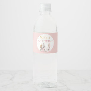 Unicorne Étiquette bouteille d'eau Baby shower d'a
