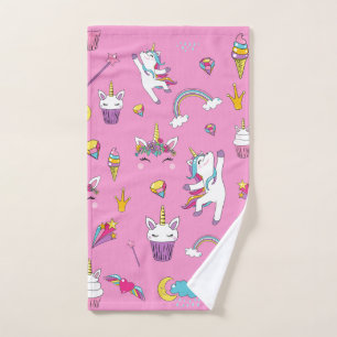 Unicorne Fan Club motif rose
