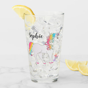 Unicorne Personnalisée Boire du verre
