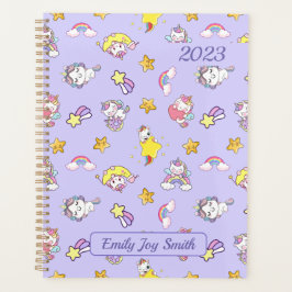 Unicorne Rainbow Star Lumière Purple Thème