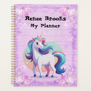 Unicorne violette personnalisée