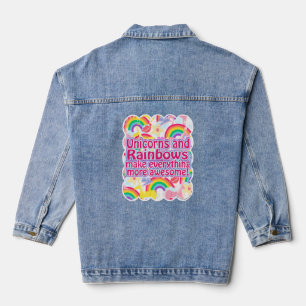 Unicornes et Rainbows Fun Neon 80s Logo Art