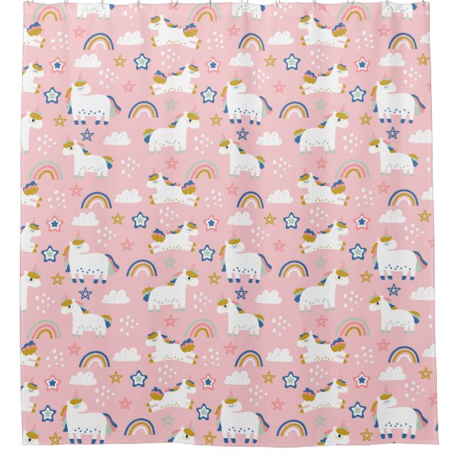 Unicorns Duschvorhang (Vorderseite)