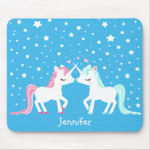 Unicorns in Liebe mousepad kundengerecht