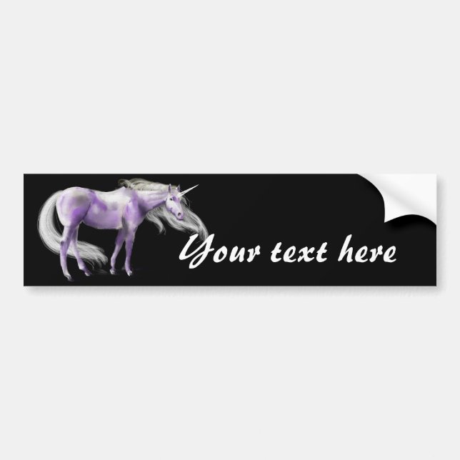 Unicorns-kundengerechter Autoaufkleber (Vorne)