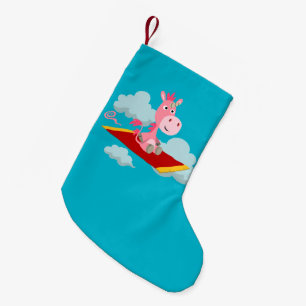Unicorns magischer Teppichfahrer Weihnachtsweihnac Kleiner Weihnachtsstrumpf