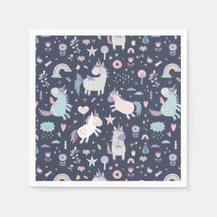 Unicorns Napkins Serviette