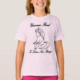 Unicorns Read to Learn New Things T - Shirt - BL