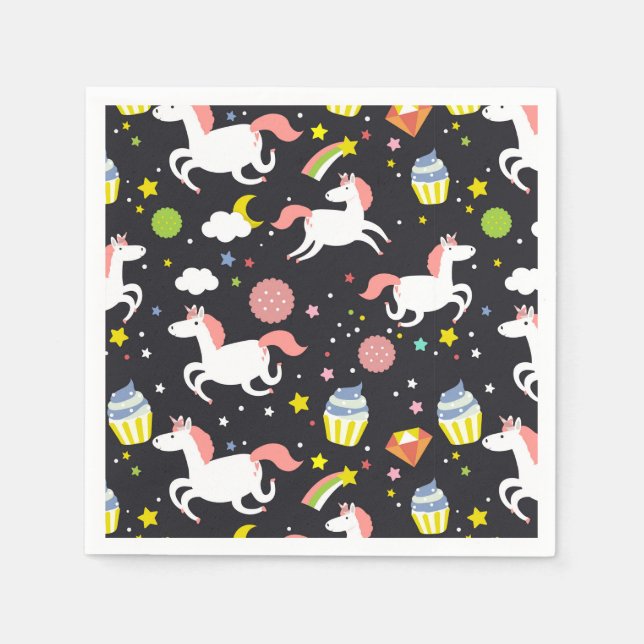 Unicorns Serviette (Vorderseite)
