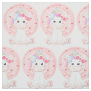 Unicorns Whimsical Fairytale Fabric Stoff