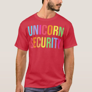 Unicoro Security Funny Birthday Girl Gifts Vater M T-Shirt