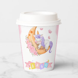 Unicoron Baby Duwer Paper Cups Pappbecher