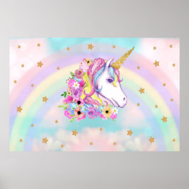 Unicoron-Background-Poster Poster