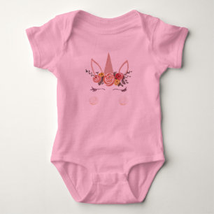 Unicoron Blume Crown Print Toddler T - Shirt