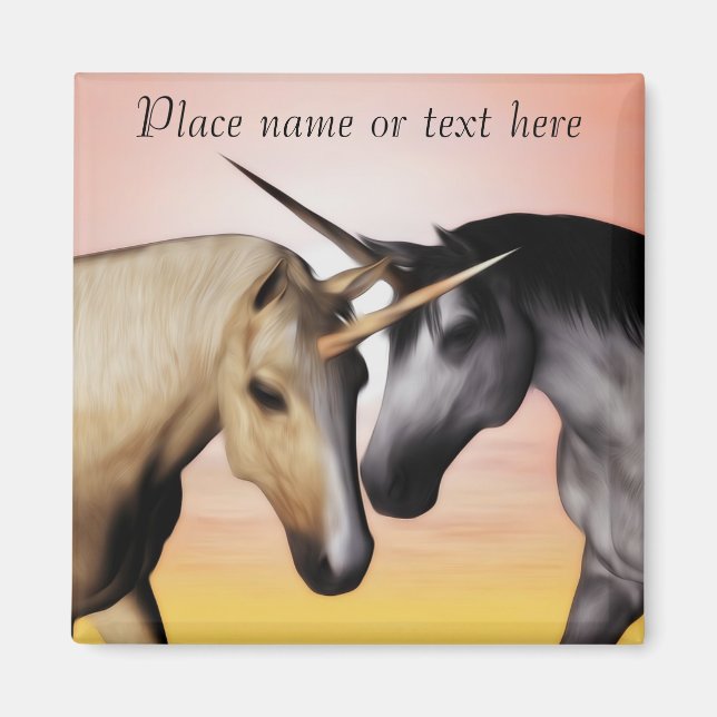 Unicoron-Liebe-Magnet Magnet (Vorne)