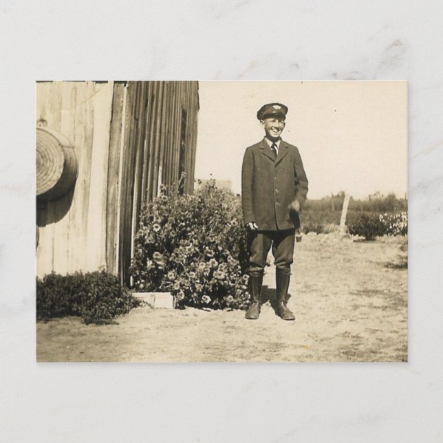UNIFORM MAN #27 POSTKARTE (Vorderseite)