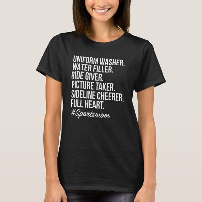 Uniform Washer Water Filler Ride Giver Picture Tak T-Shirt (Vorderseite)