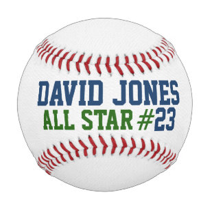 Uniformzahl des Baseballs auf weiß