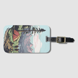 Unikate, retro/Vintage Grafik Gepäckanhänger