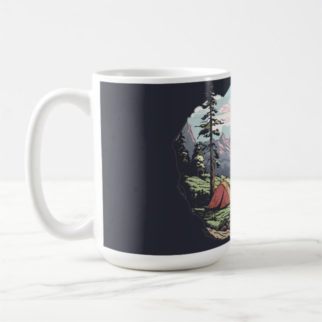 Unikate, retro/Vintage Grafik Kaffeetasse (Links)