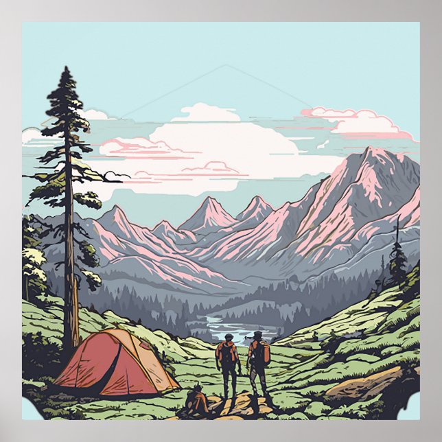 Unikate, retro/Vintage Grafik Poster (Vorne)