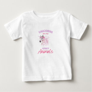 Uniköre sind mein Geist Tiere Baby Weißer T - Shir T-shirt