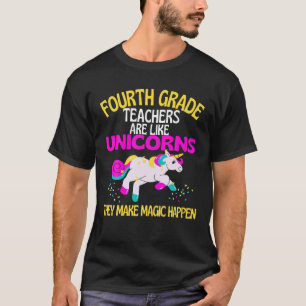 Unikornlehrer der vierten Klasse sind magisch, Leh T-Shirt