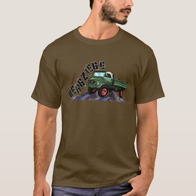 Unimog - Oldtimer - Traktor - 4x4 - T-Shirt (Vorderseite)