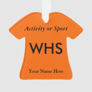 Unioder Highschool Varsity-Buchstabe-Andenken Ornament