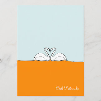 Union bleue/orange - invitation de CP