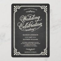 Union du tableau de bord | Faire-part de mariage