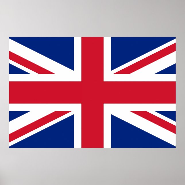 Union Jack ~ Britische Flagge Poster (Vorne)