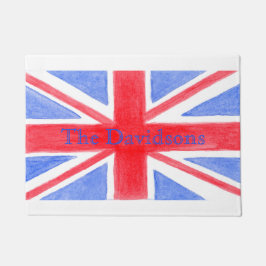 Union Jack British Flag NAME Fußmatte