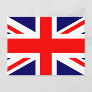 Union Jack British Flag Postkarte
