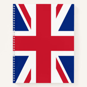 Union Jack ~ British Flag SpiralNotebook Notizbuch